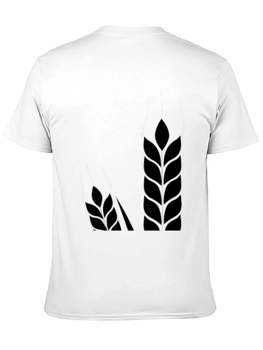 Wheat Graphic Black T-Shirt - Soft Cotton Blend