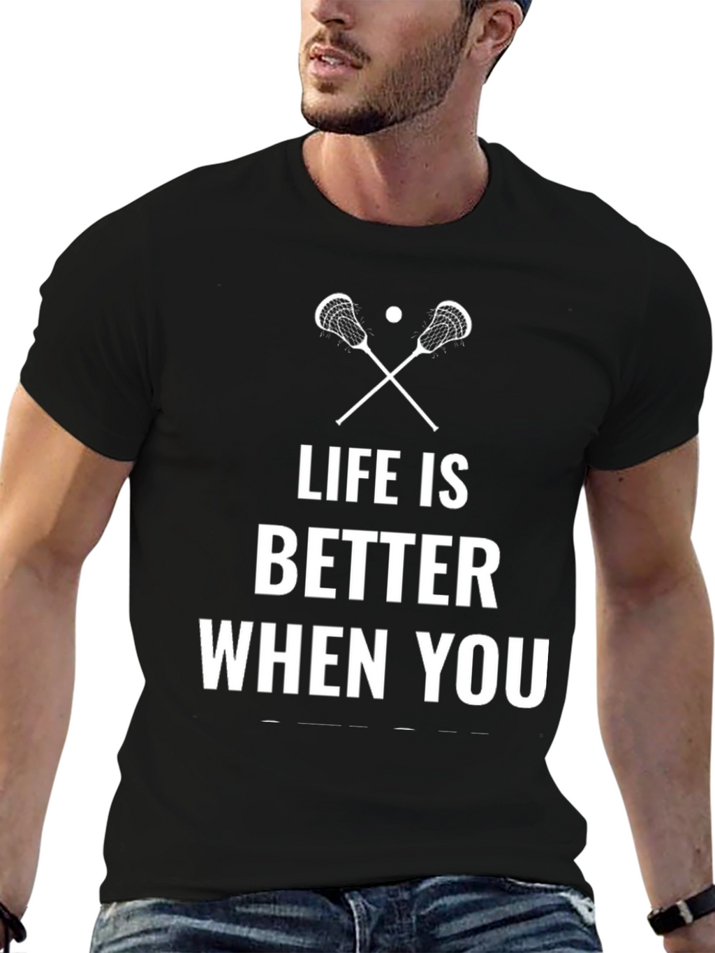 Lacrosse Life Better When You T-Shirt