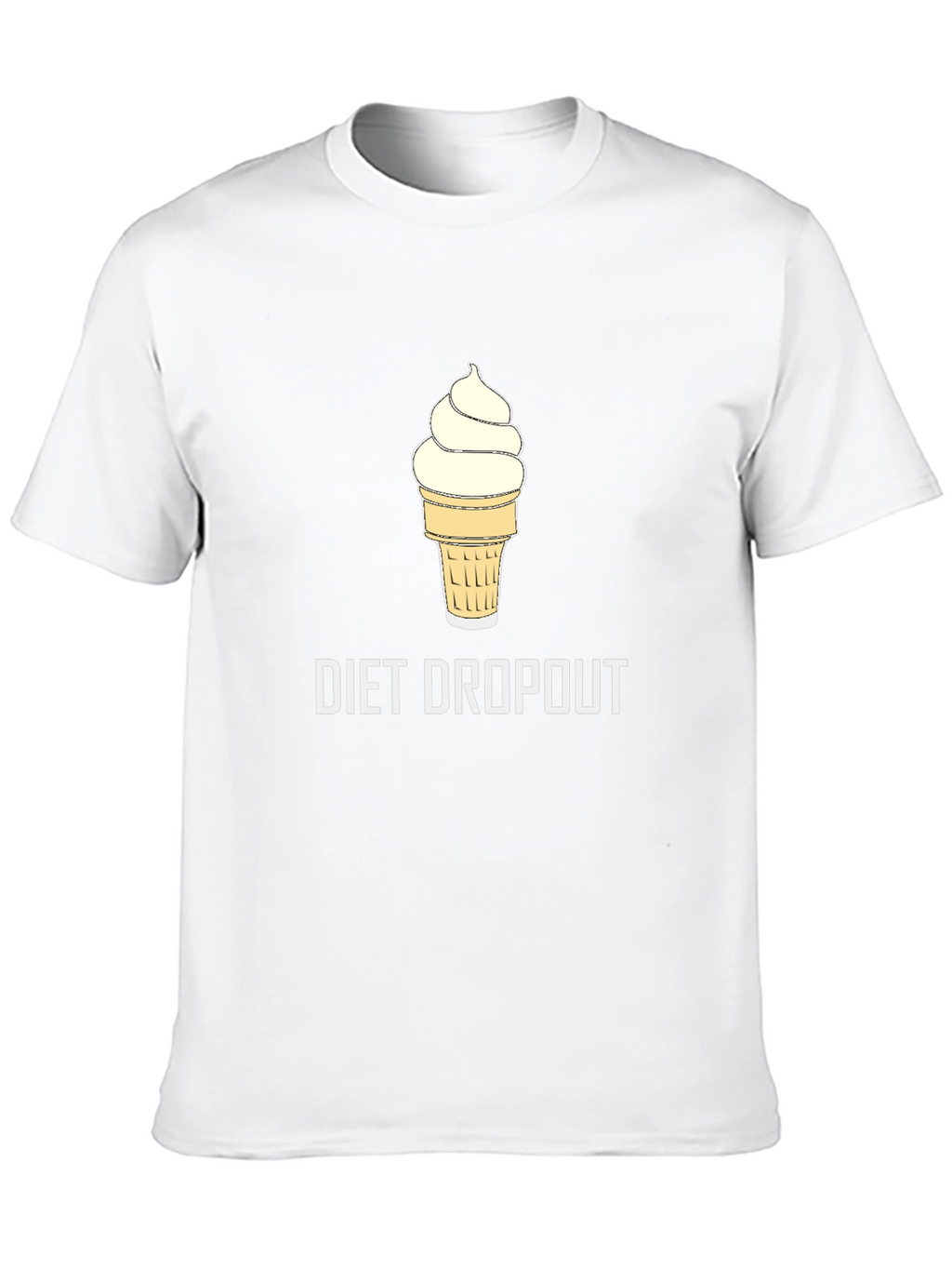 Diet Dropout Ice Cream Graphic T-Shirt