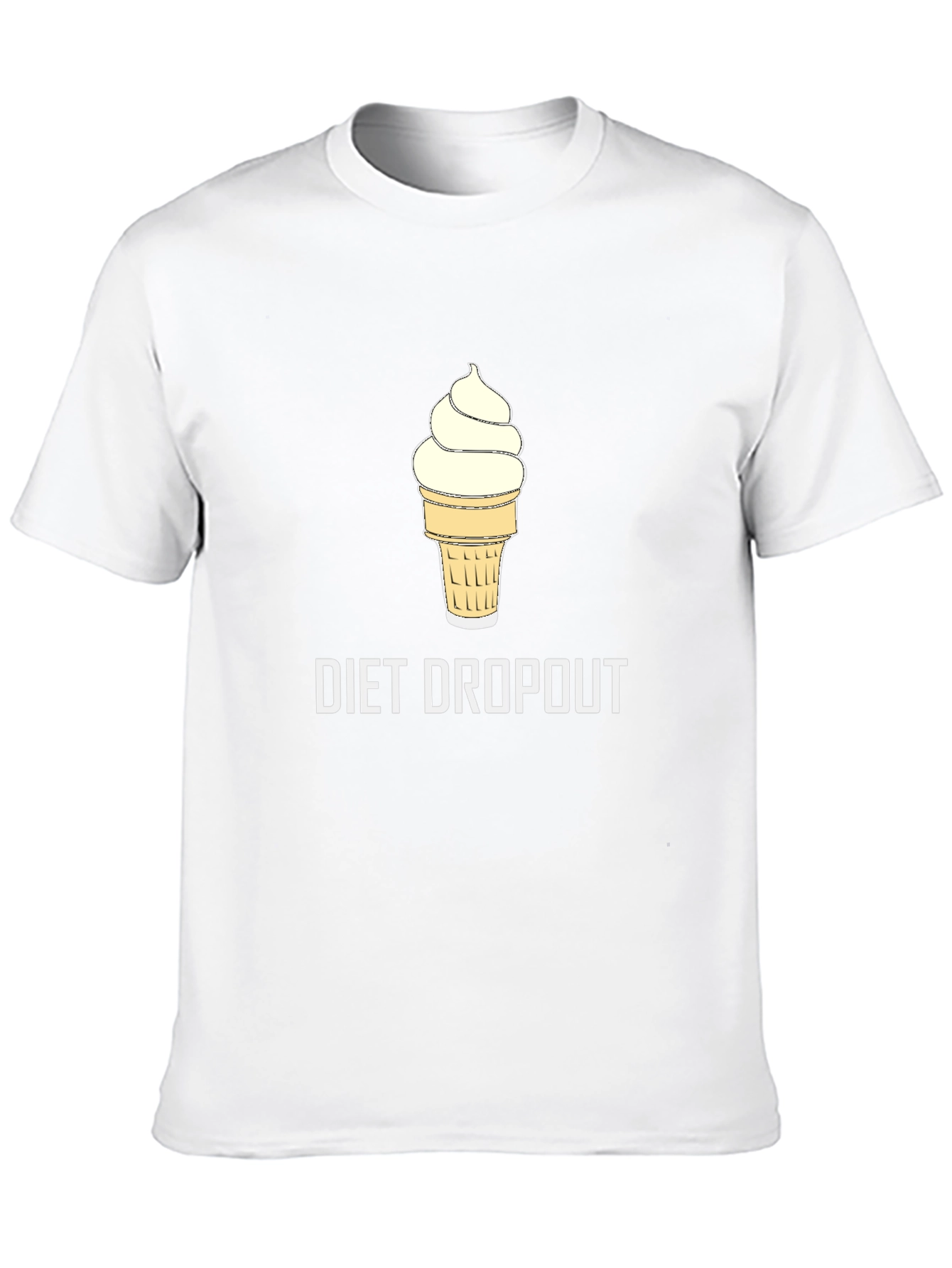 Diet Dropout Ice Cream Graphic T-Shirt