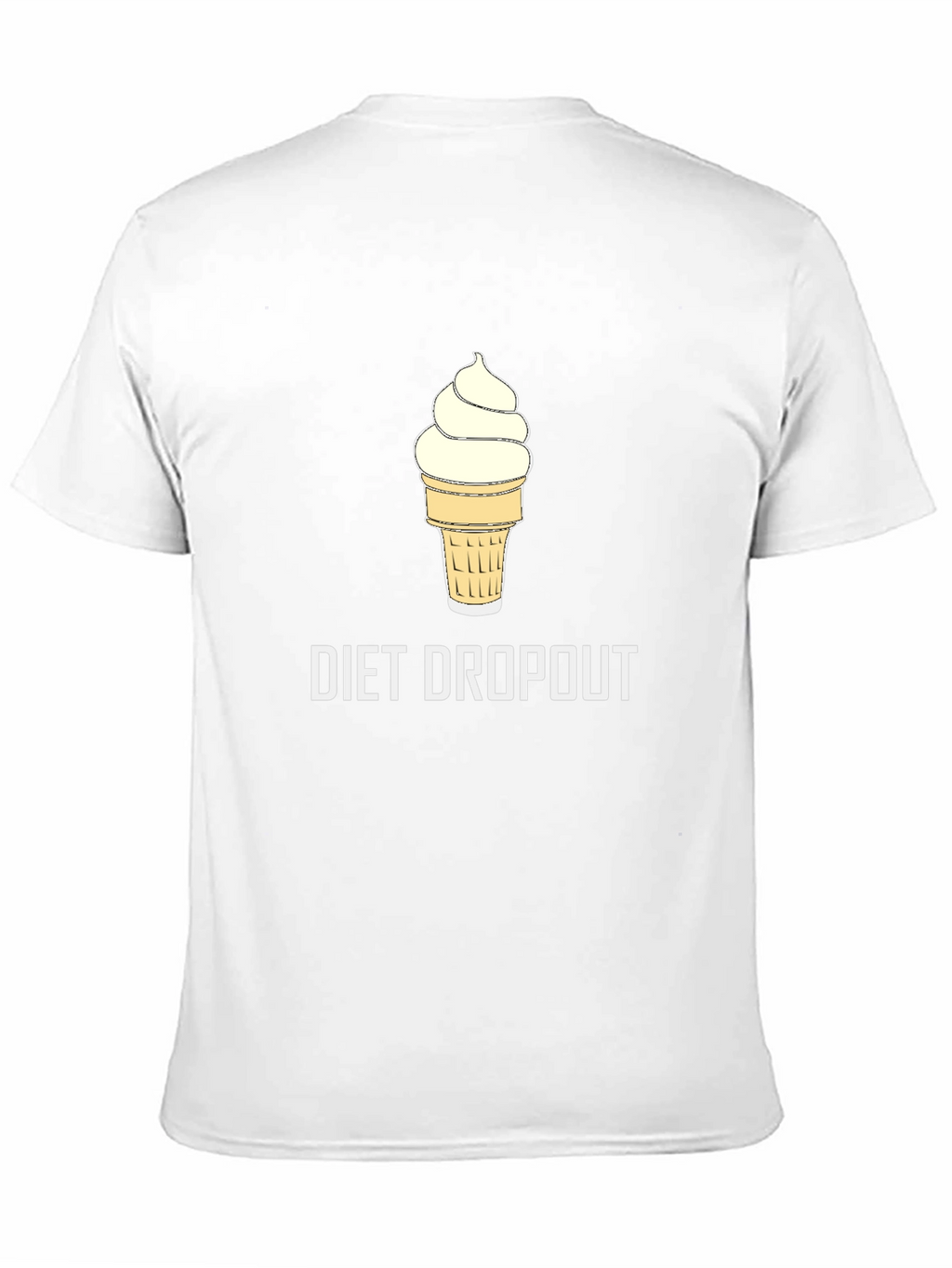 Diet Dropout Ice Cream Graphic T-Shirt