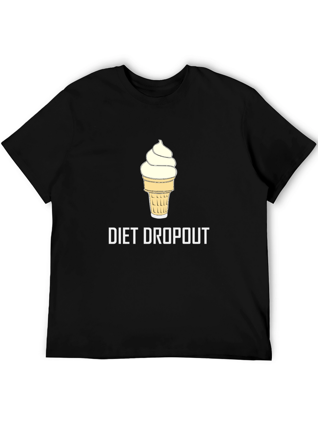 Diet Dropout Ice Cream Graphic T-Shirt