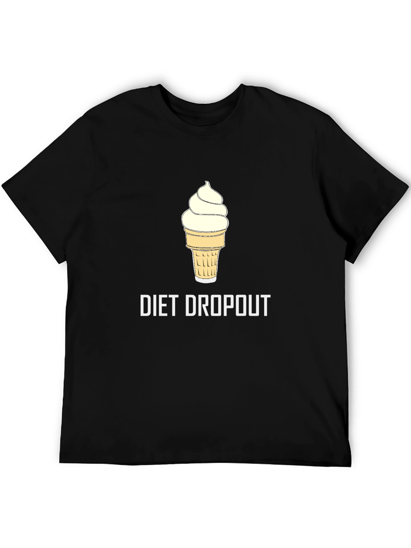 Diet Dropout Ice Cream Graphic T-Shirt