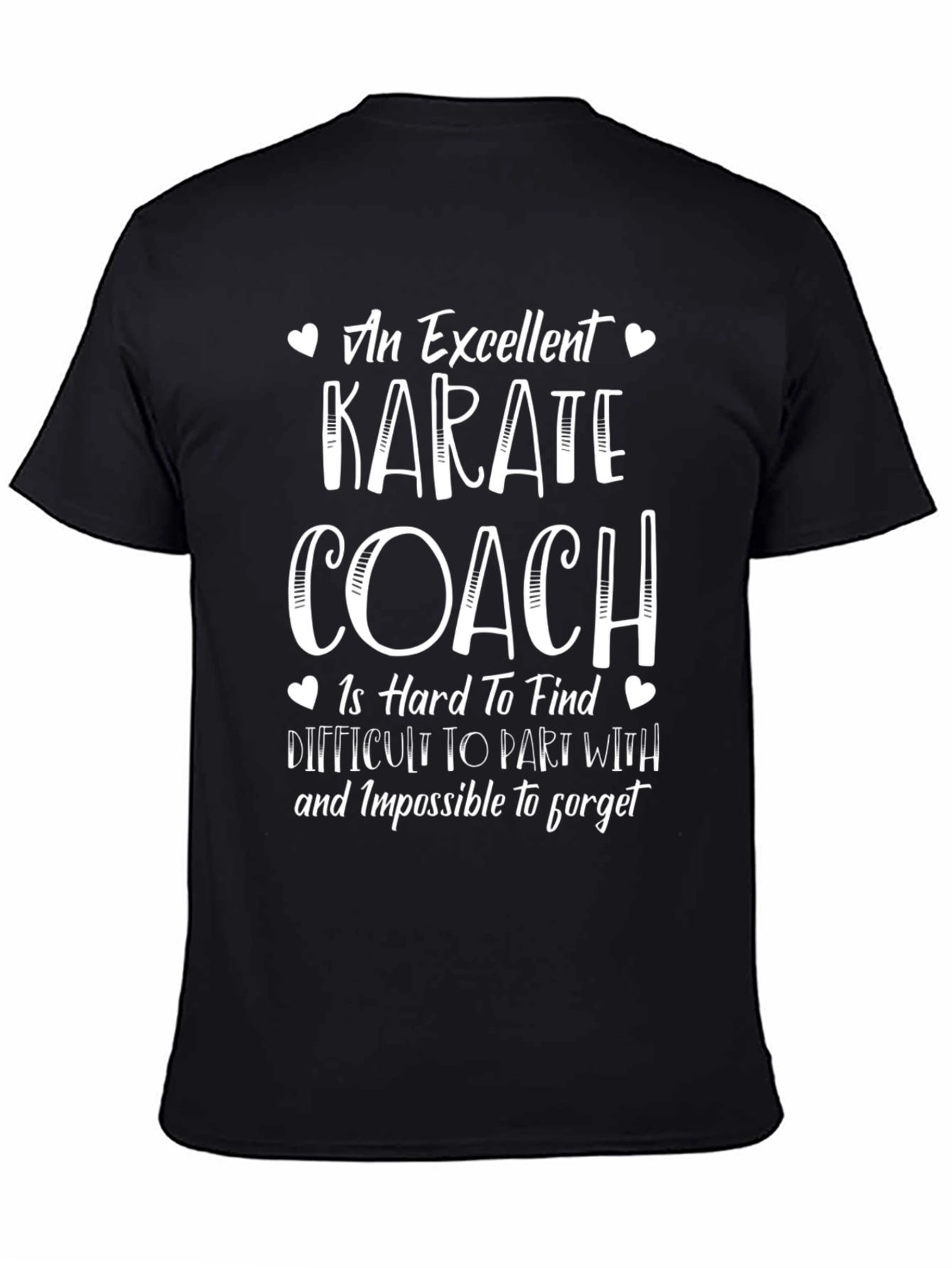 Karate Coach T-Shirt: Excellent Hard to Find Design