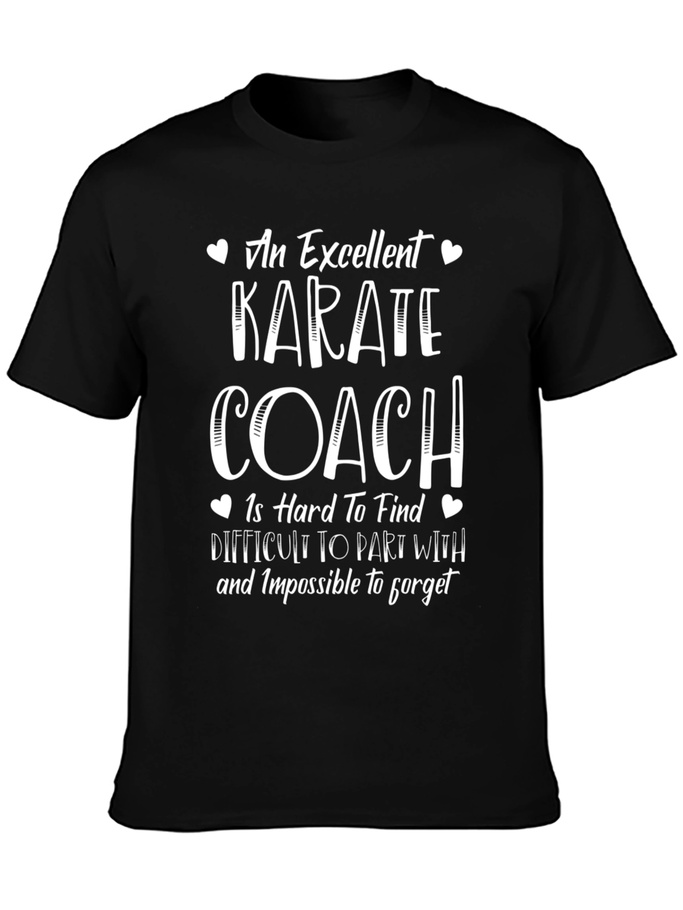 Karate Coach T-Shirt: Excellent Hard to Find Design