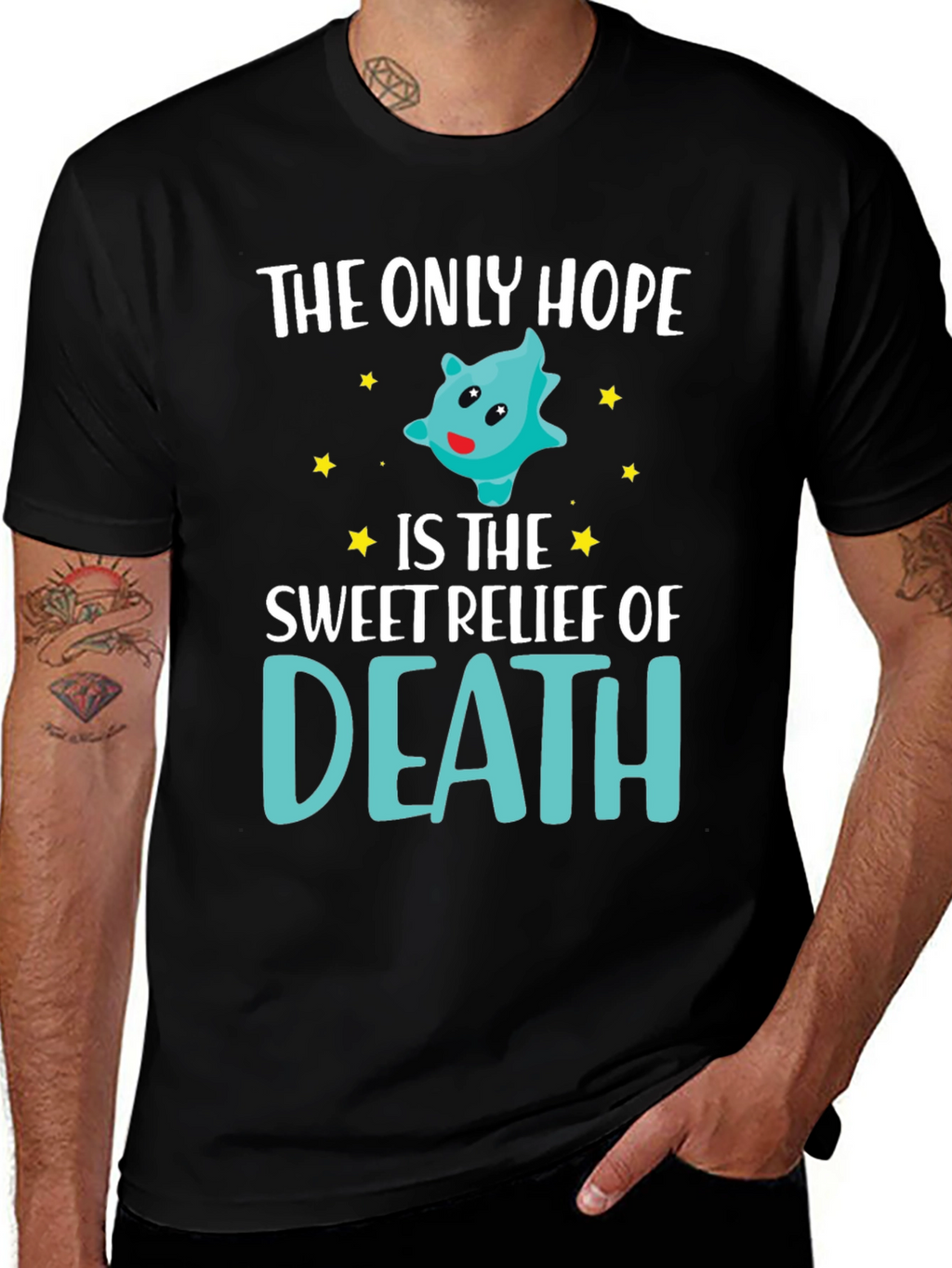 The Only Hope Death T-Shirt Funny Graphic Tee