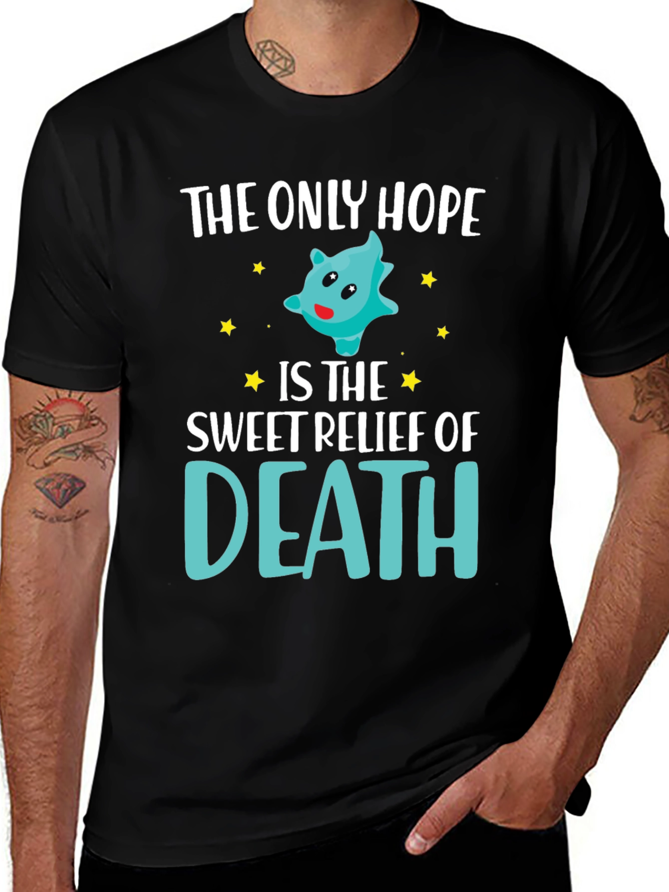 The Only Hope Death T-Shirt Funny Graphic Tee