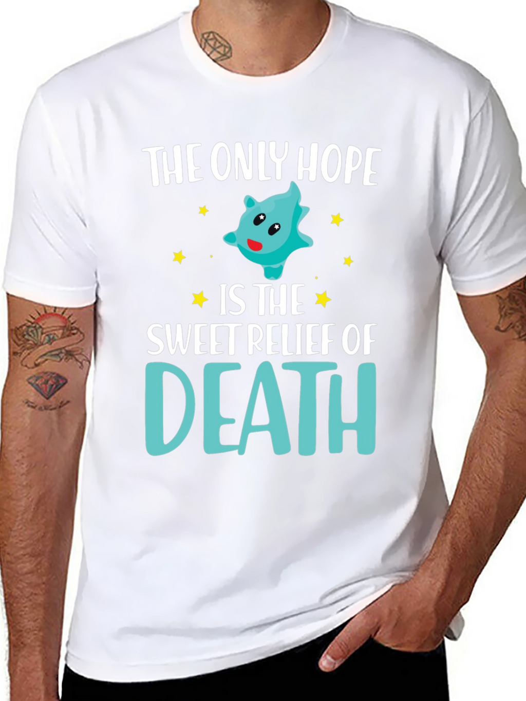 The Only Hope Death T-Shirt Funny Graphic Tee