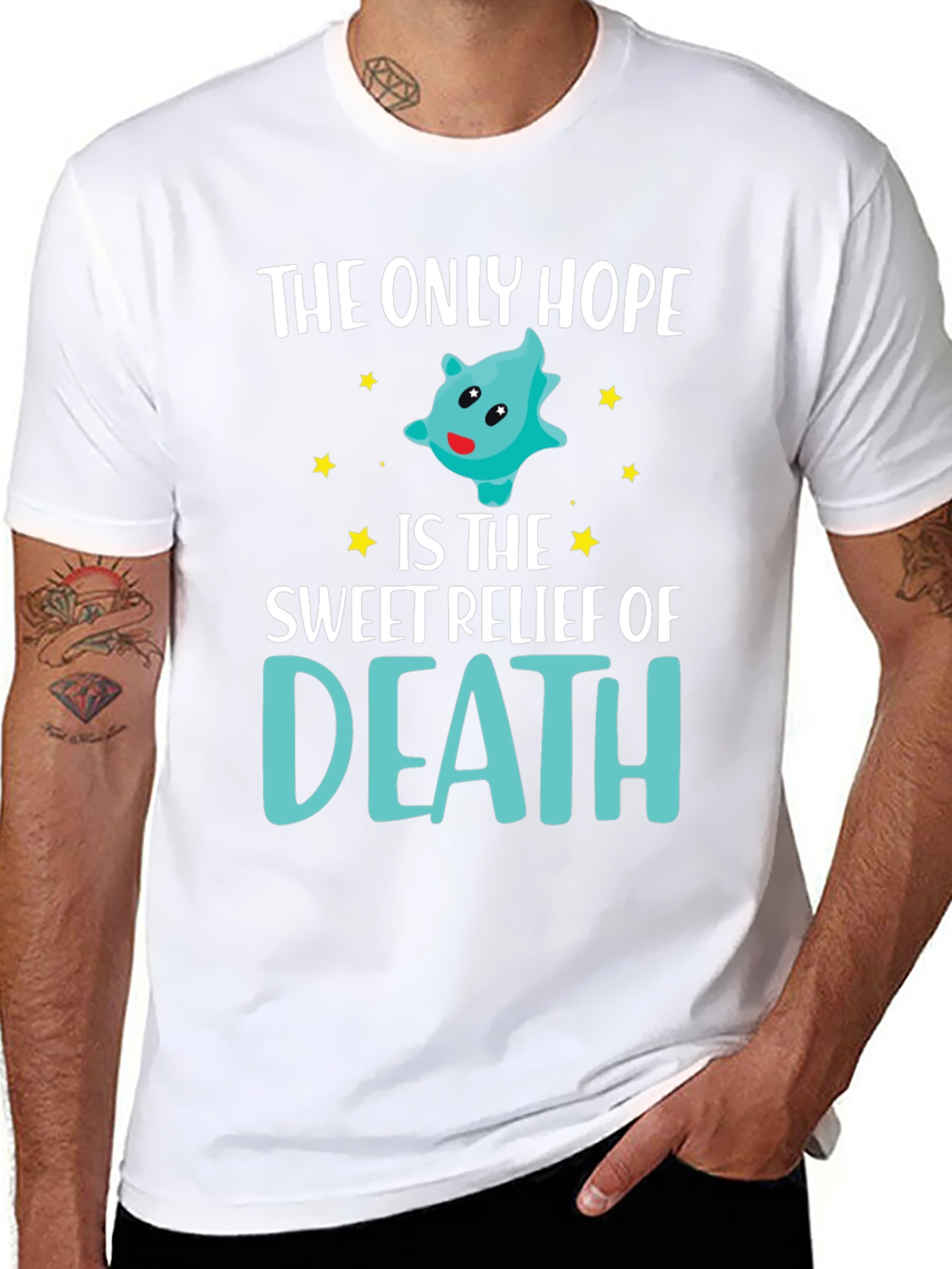 The Only Hope Death T-Shirt Funny Graphic Tee