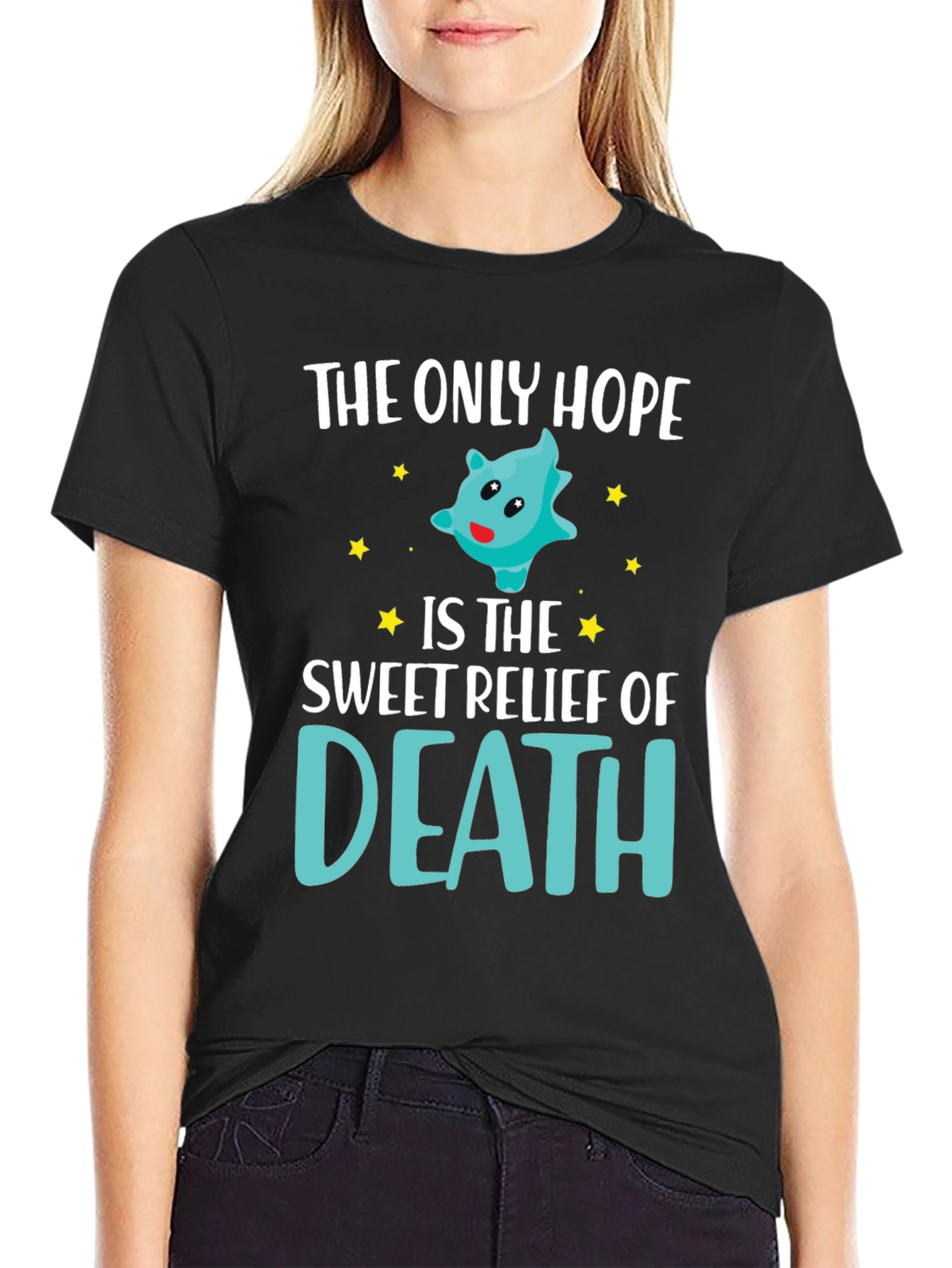 The Only Hope Death T-Shirt Funny Graphic Tee