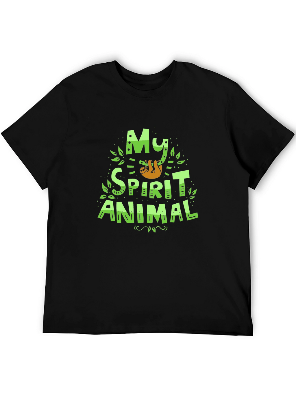 My Spirit Animal Sloth T-Shirt Funny Graphic Tee