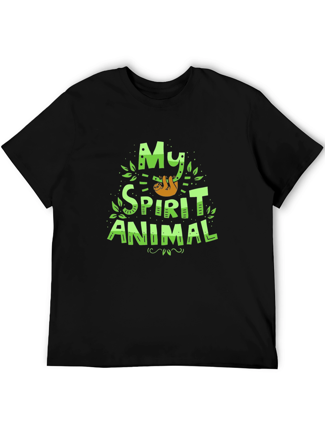 My Spirit Animal Sloth T-Shirt Funny Graphic Tee