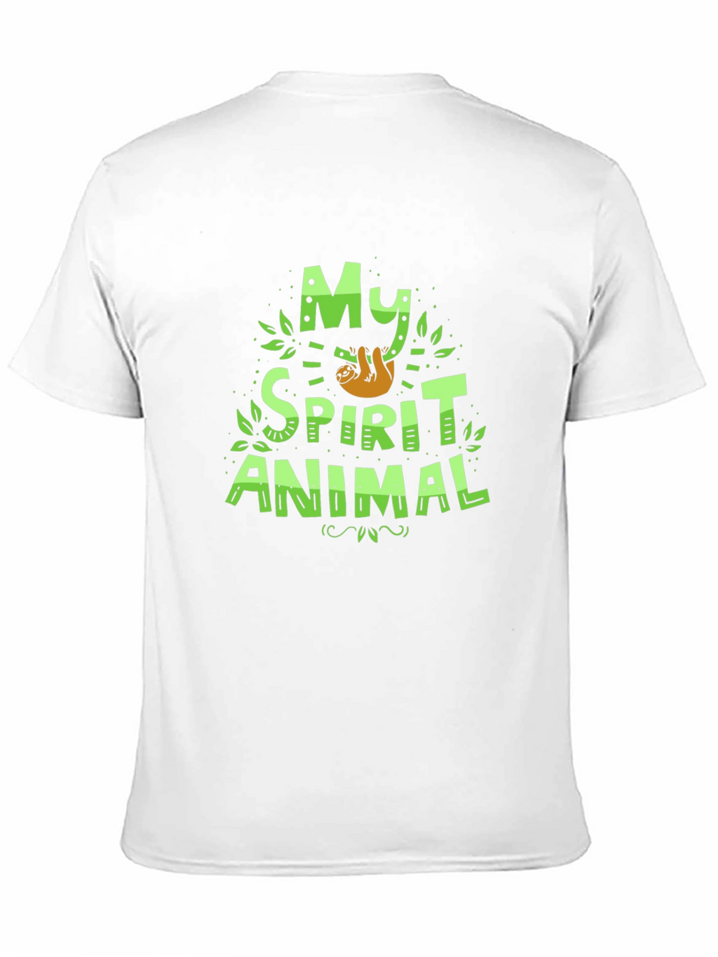 My Spirit Animal Sloth T-Shirt Funny Graphic Tee