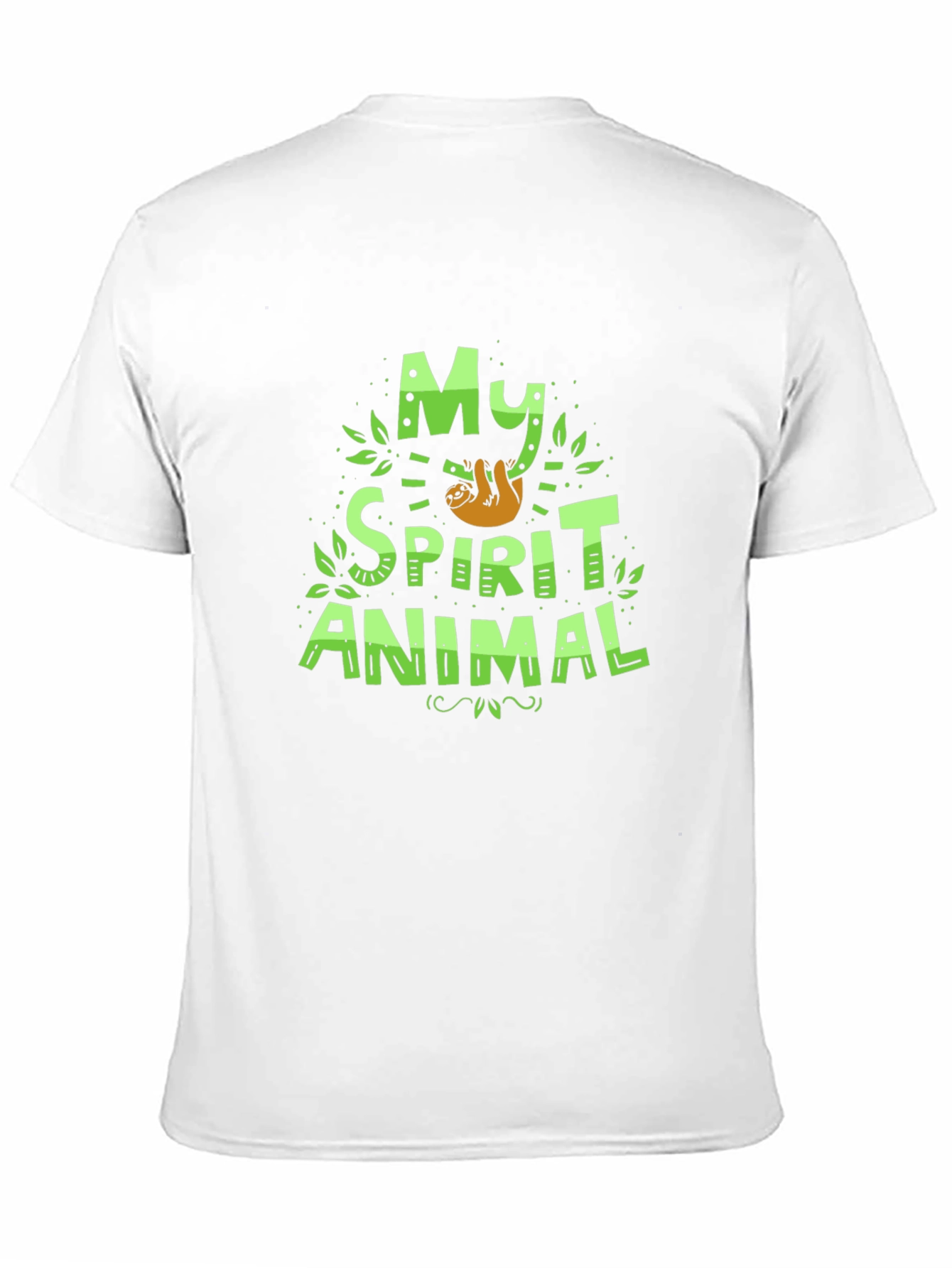 My Spirit Animal Sloth T-Shirt Funny Graphic Tee