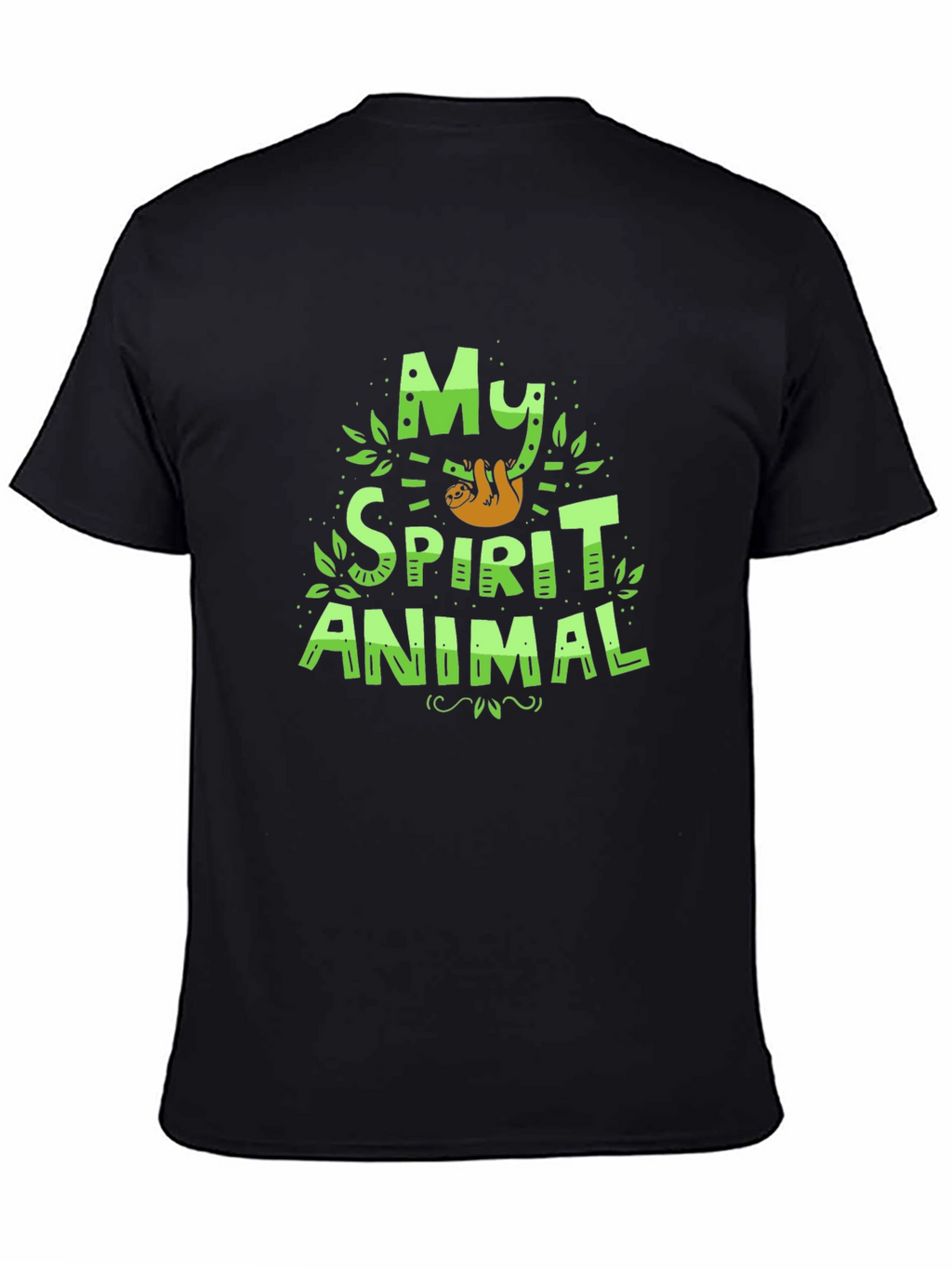 My Spirit Animal Sloth T-Shirt Funny Graphic Tee