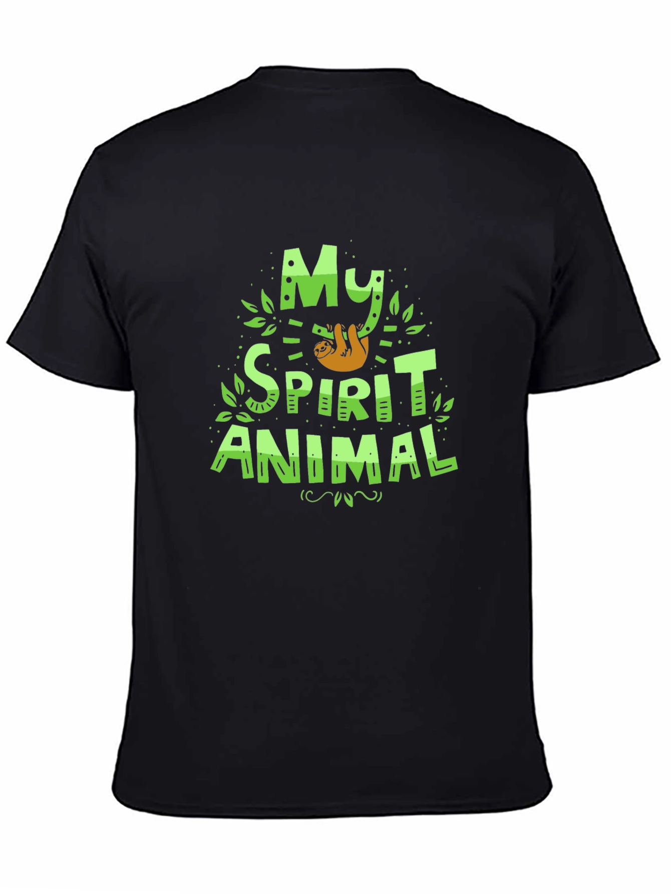 My Spirit Animal Sloth T-Shirt Funny Graphic Tee