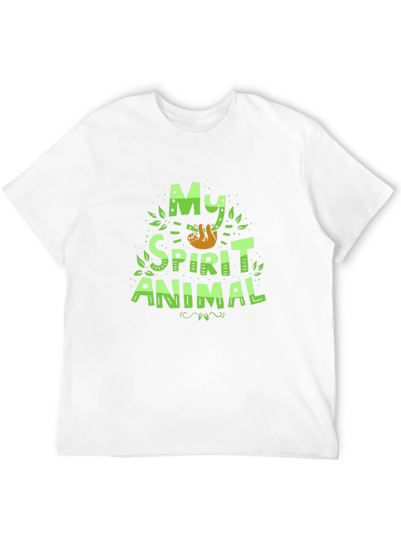 My Spirit Animal Sloth T-Shirt Funny Graphic Tee
