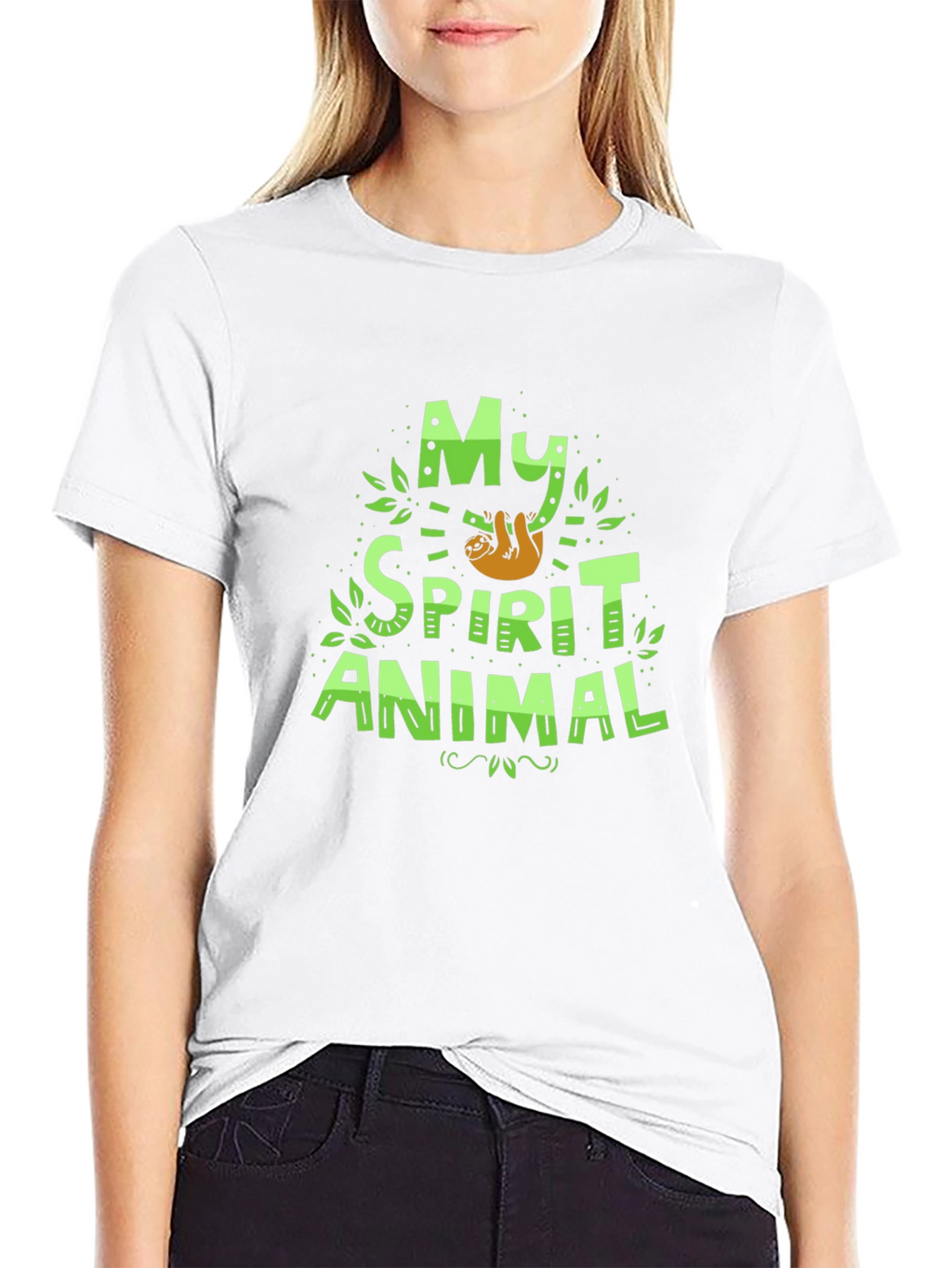My Spirit Animal Sloth T-Shirt Funny Graphic Tee