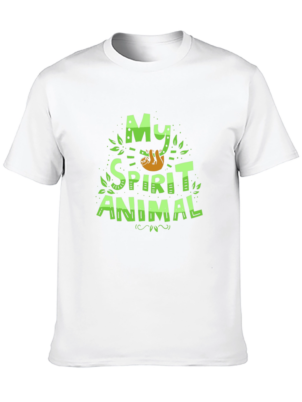 My Spirit Animal Sloth T-Shirt Funny Graphic Tee