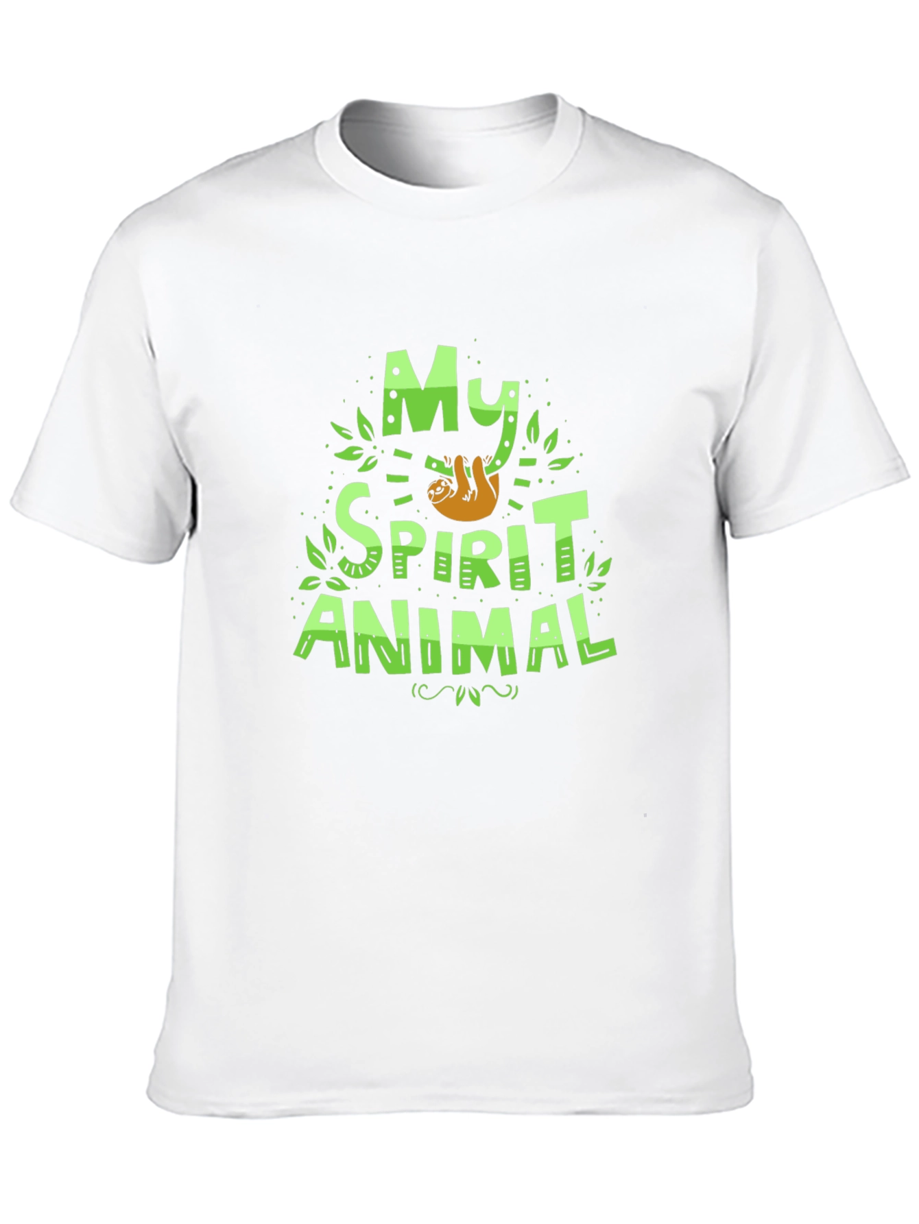 My Spirit Animal Sloth T-Shirt Funny Graphic Tee