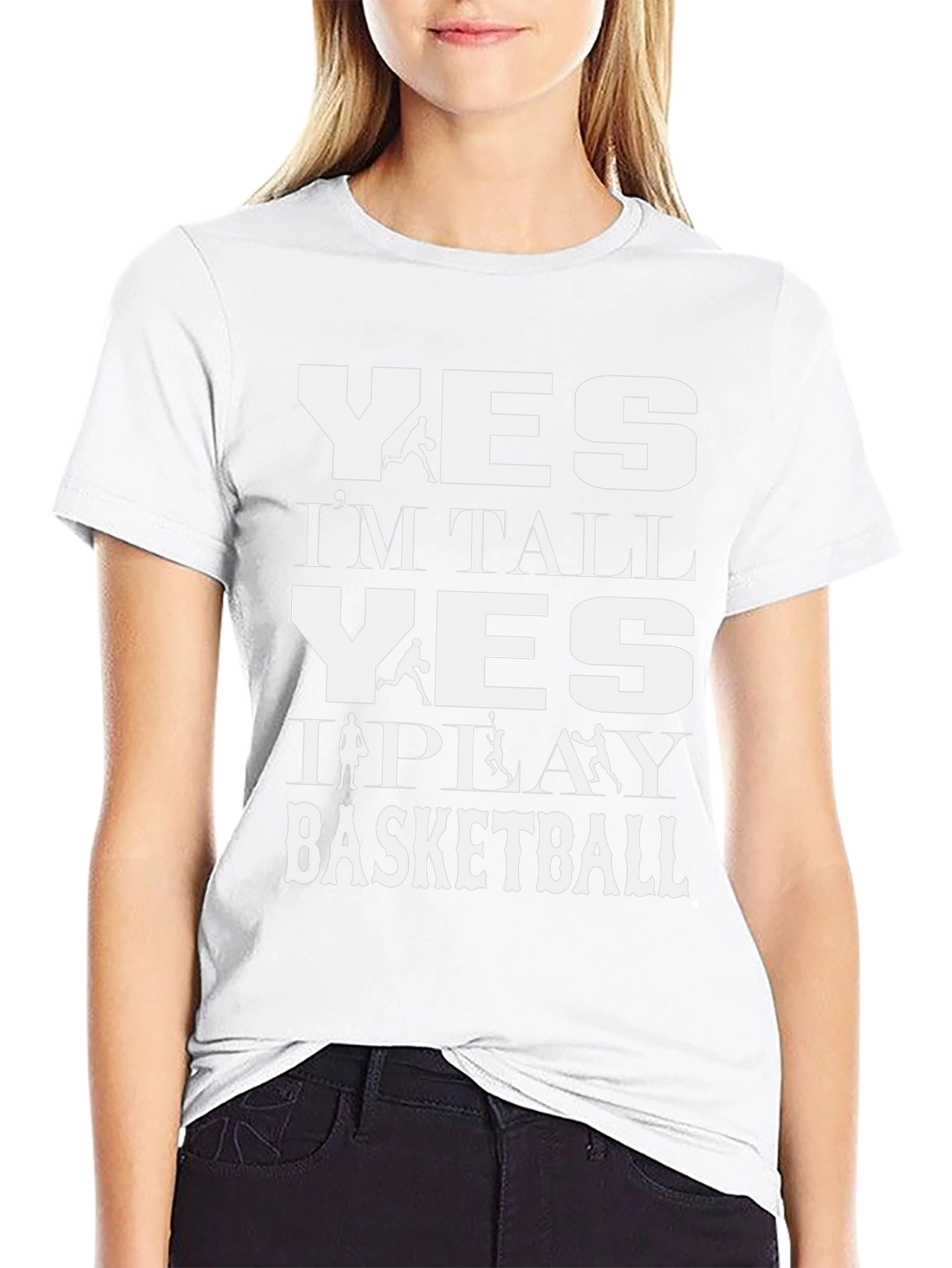 Yes Im Tall Basketball T-Shirt