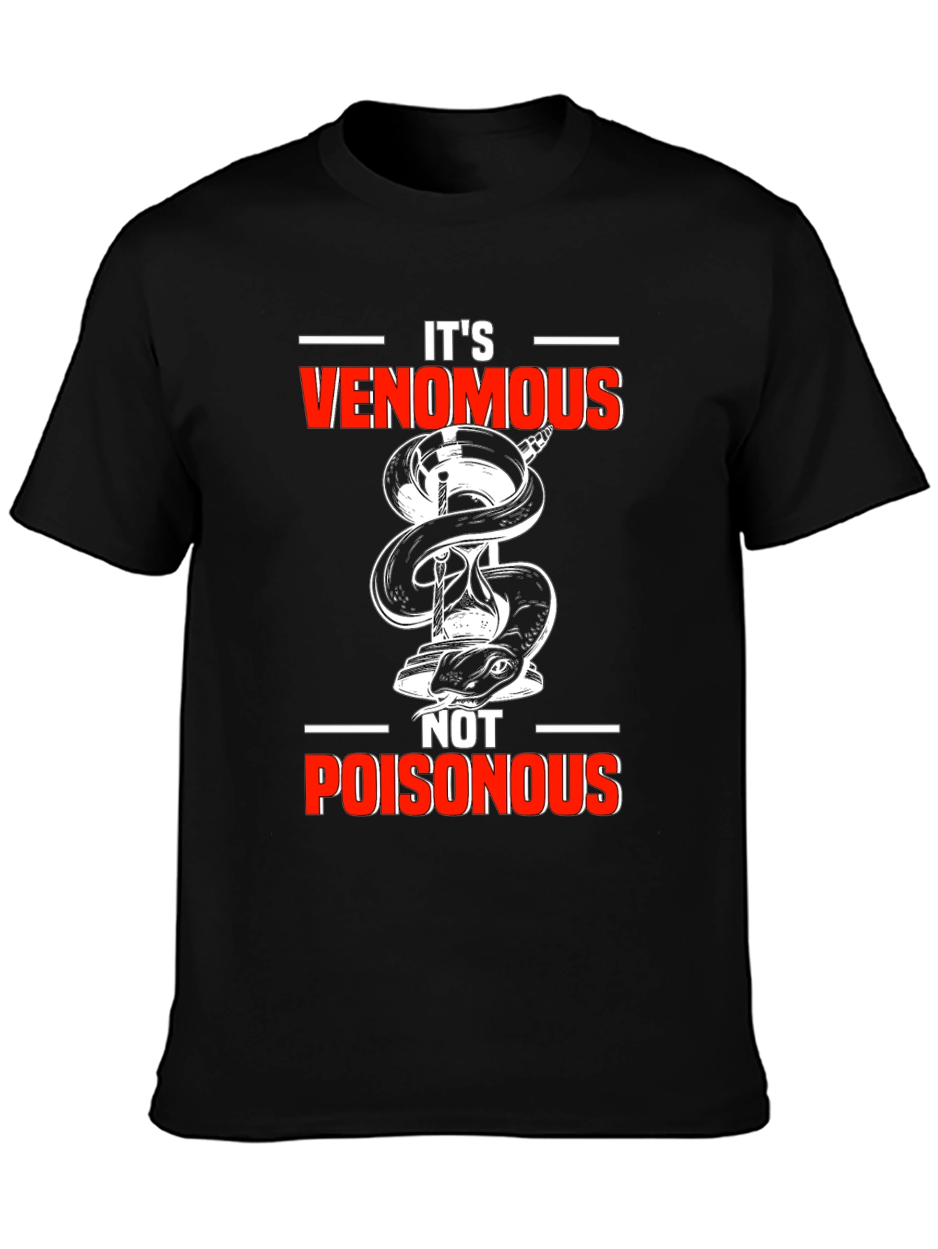 Venomous Not Poisonous Graphic T-Shirt