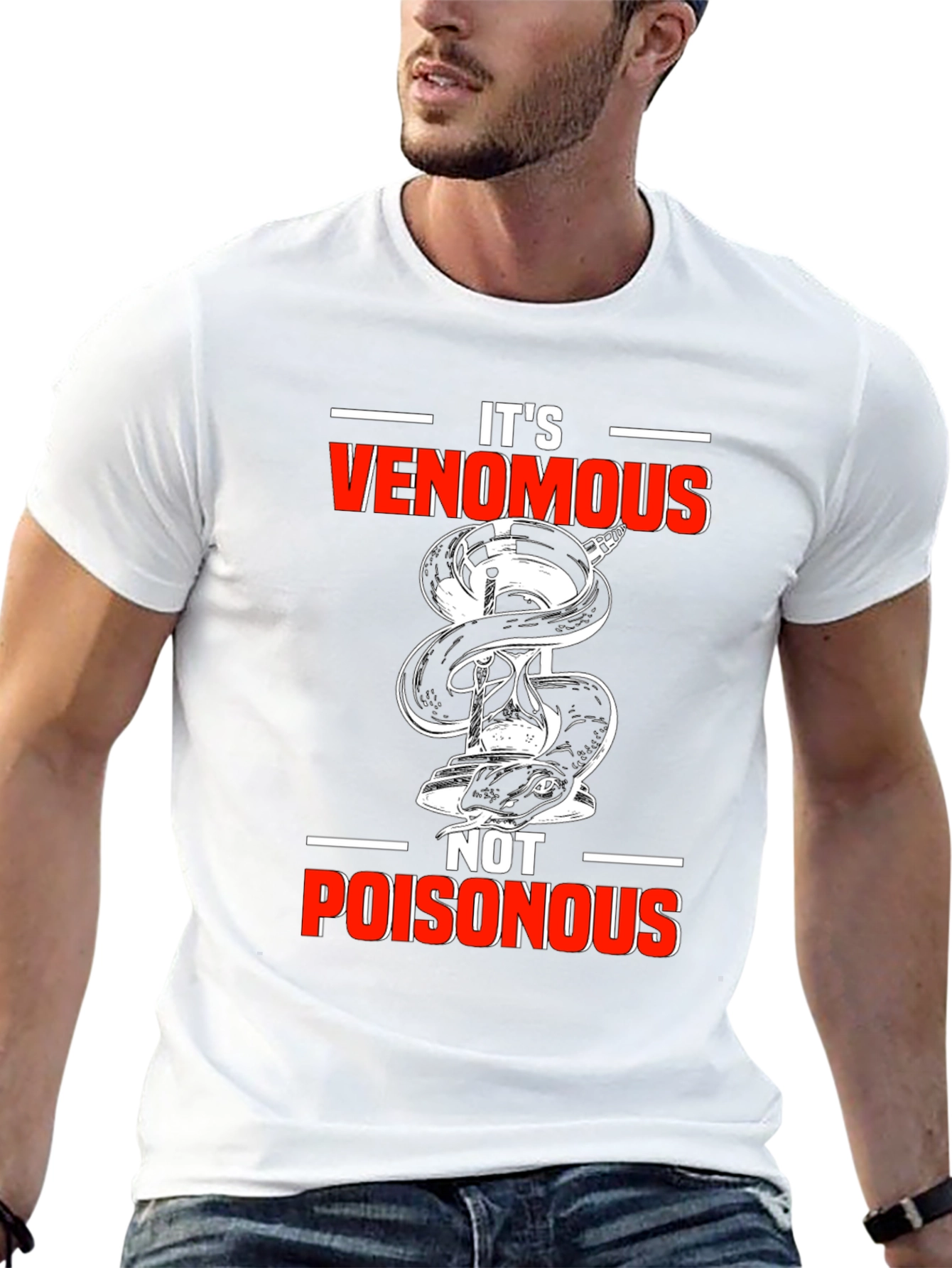Venomous Not Poisonous Graphic T-Shirt