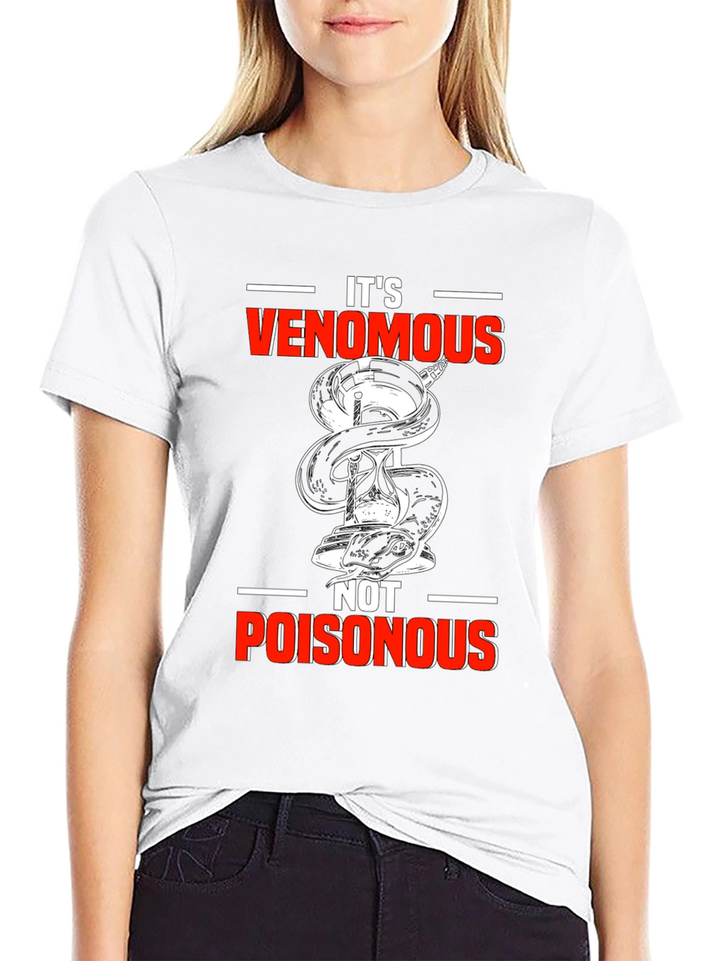 Venomous Not Poisonous Graphic T-Shirt