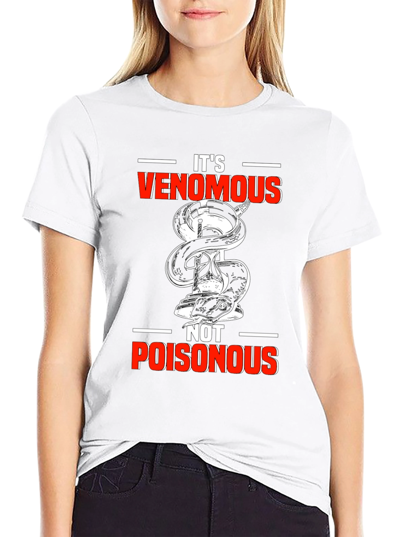 Venomous Not Poisonous Graphic T-Shirt