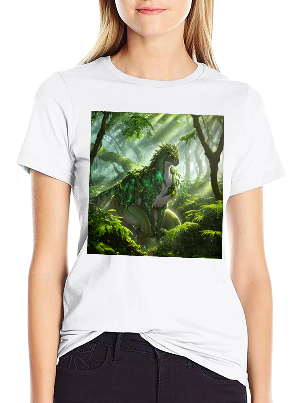 Nature Dragon Black T-Shirt