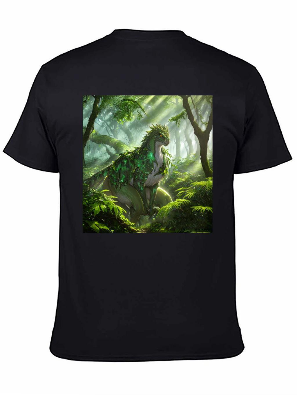 Nature Dragon Black T-Shirt