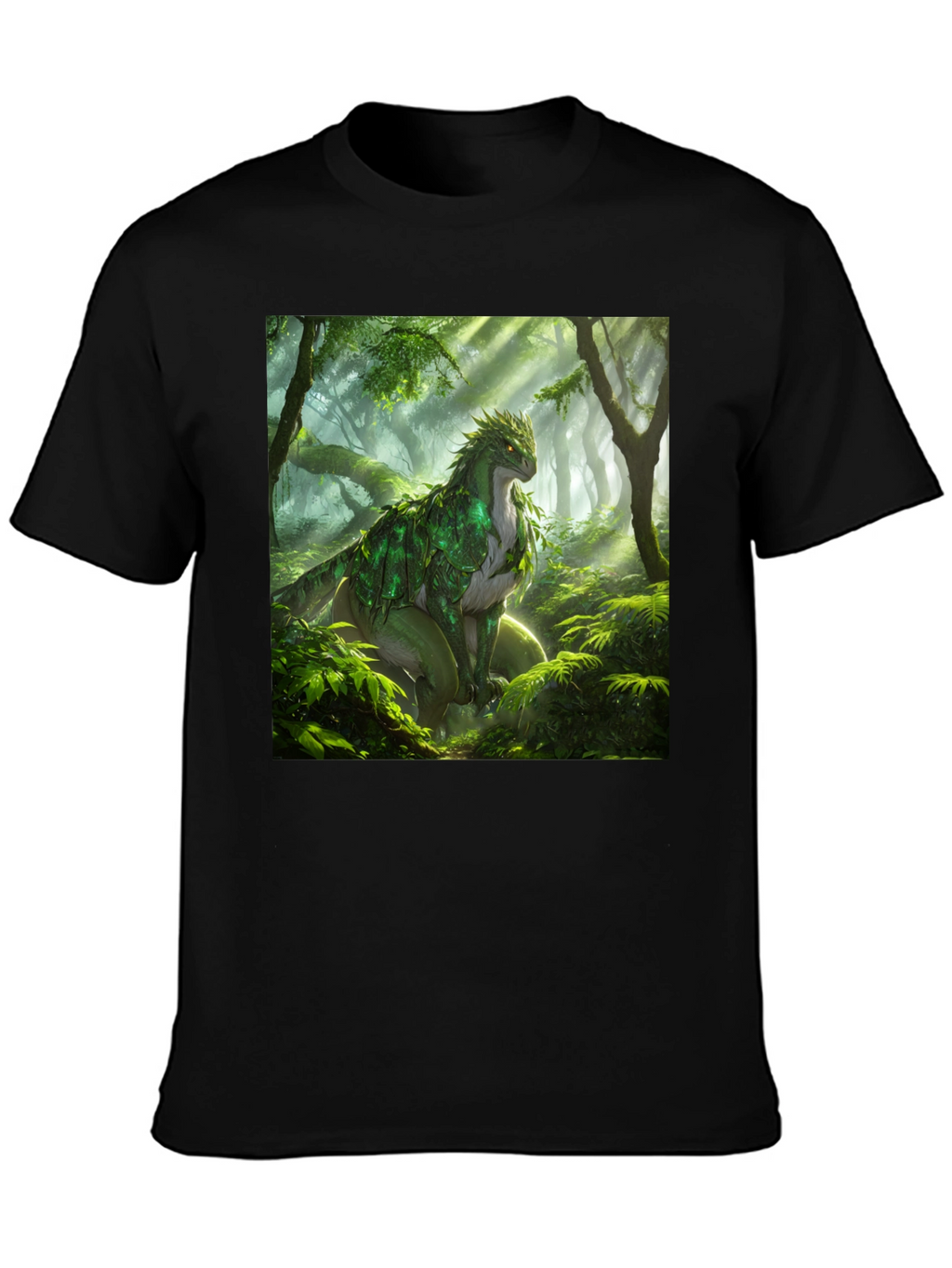 Nature Dragon Black T-Shirt
