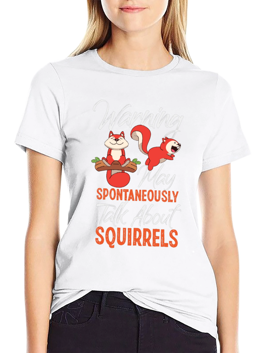 Squirrels T-Shirt Warning Spontaneously Talk