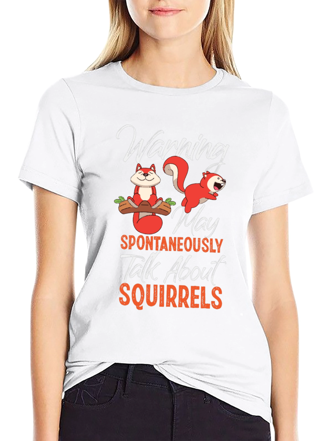 Squirrels T-Shirt Warning Spontaneously Talk