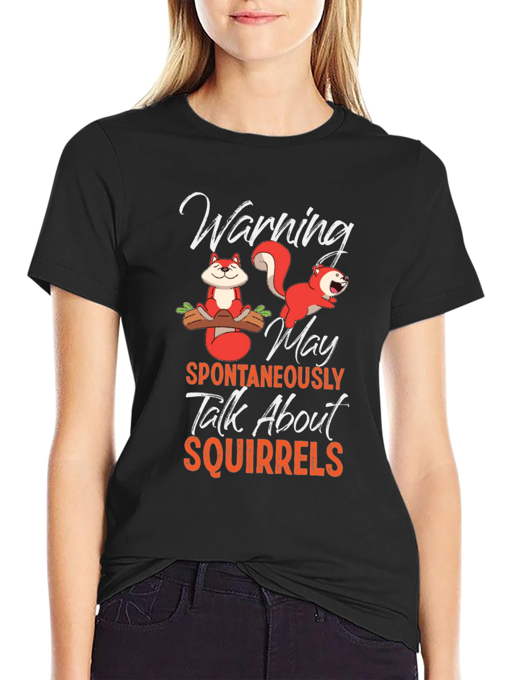 Squirrels T-Shirt Warning Spontaneously Talk