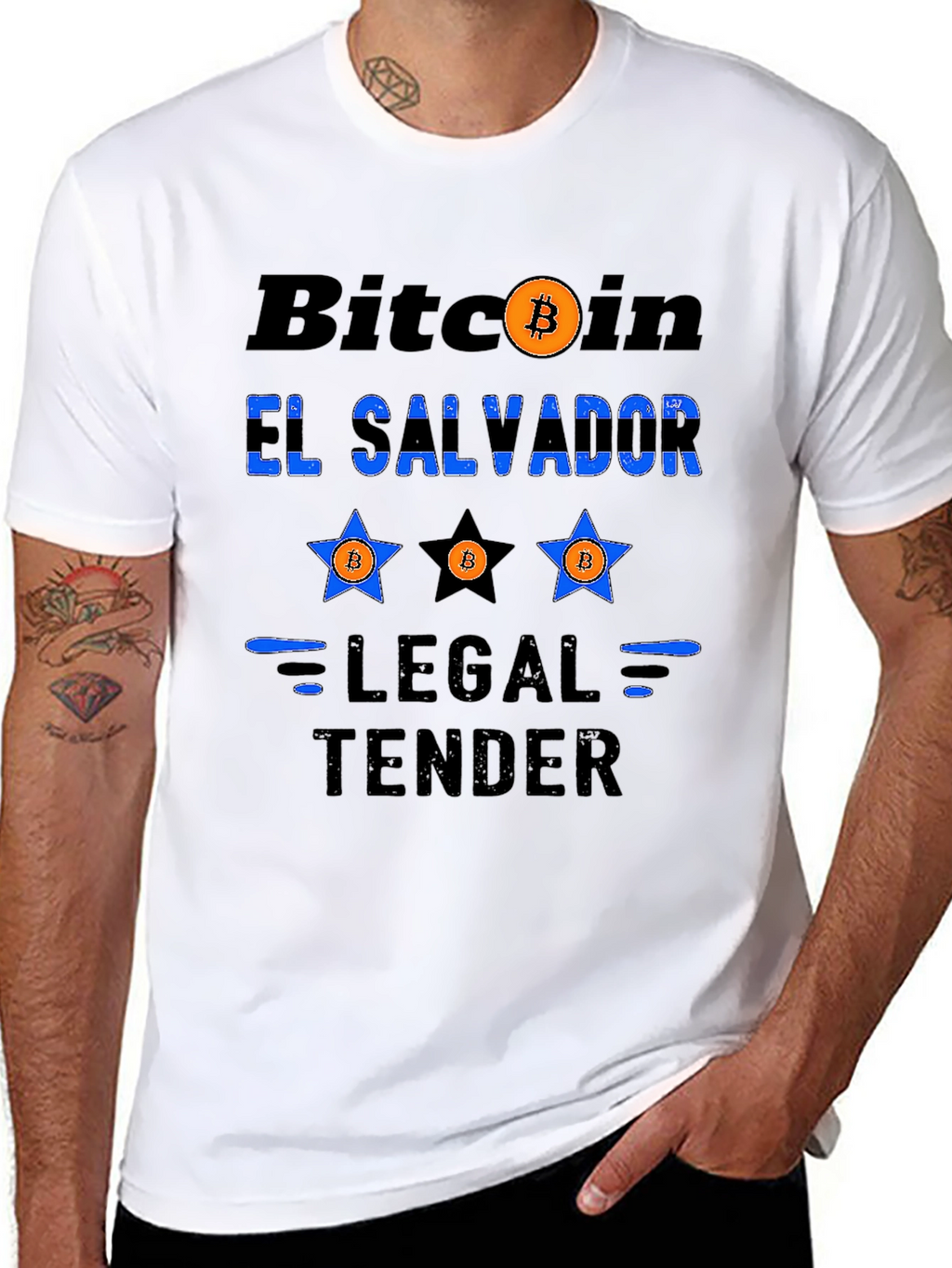 Bitcoin El Salvador Legal Tender T-Shirt