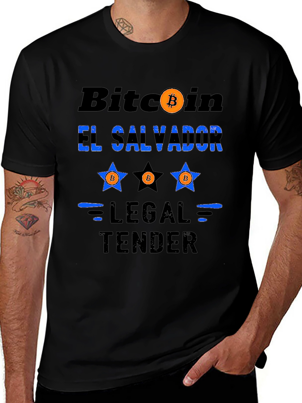 Bitcoin El Salvador Legal Tender T-Shirt