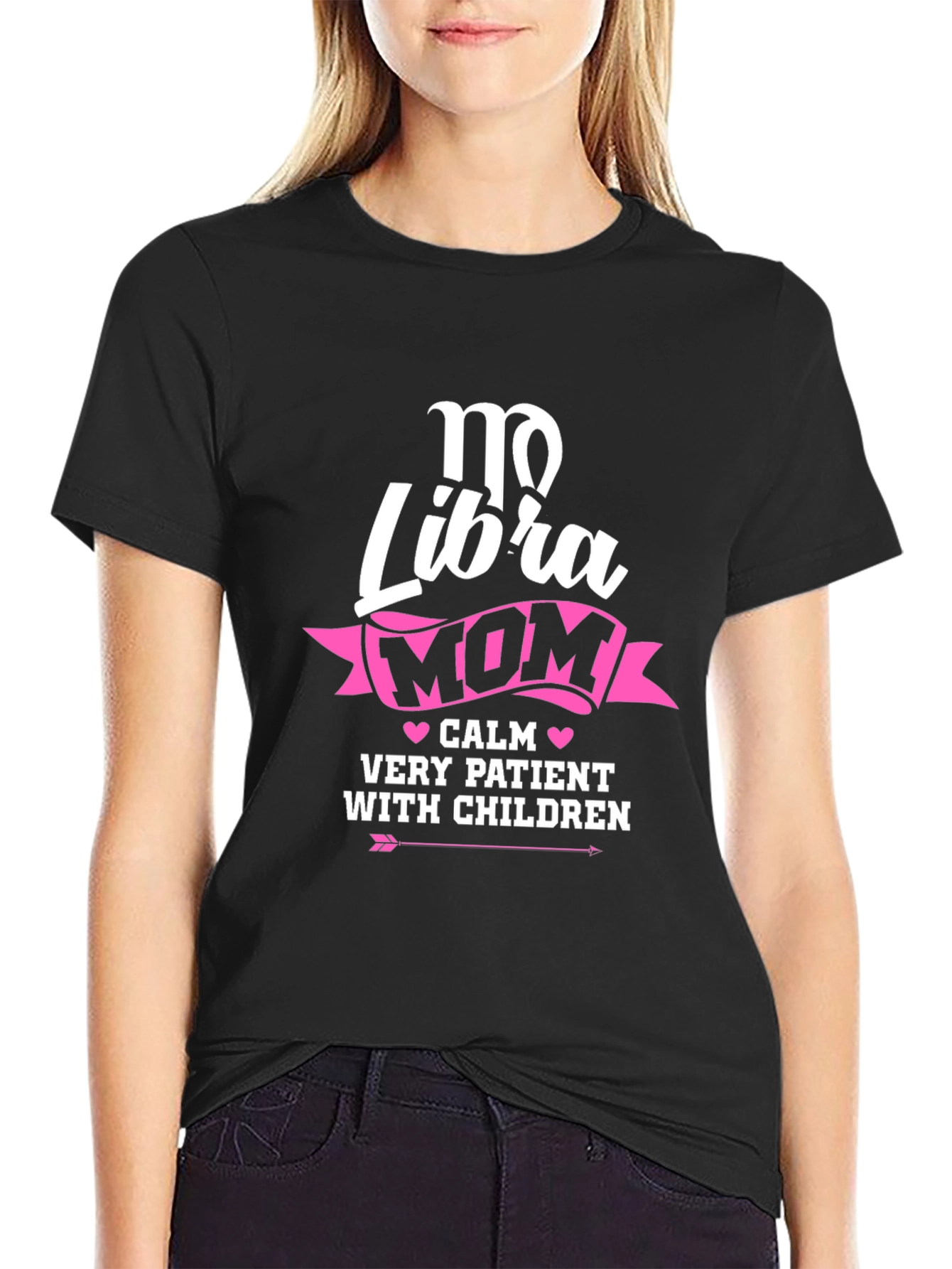 Libra Mom T-Shirt - Calm & Patient with Children