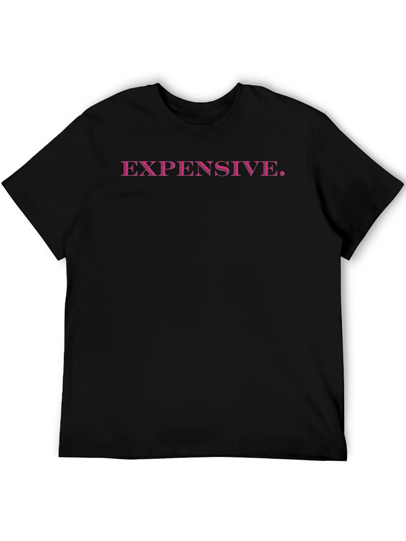 Expensive. Black Graphic Tee for Men