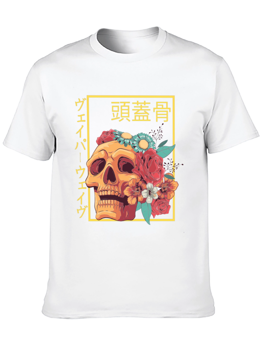 Skull & Flowers Graphic Tee