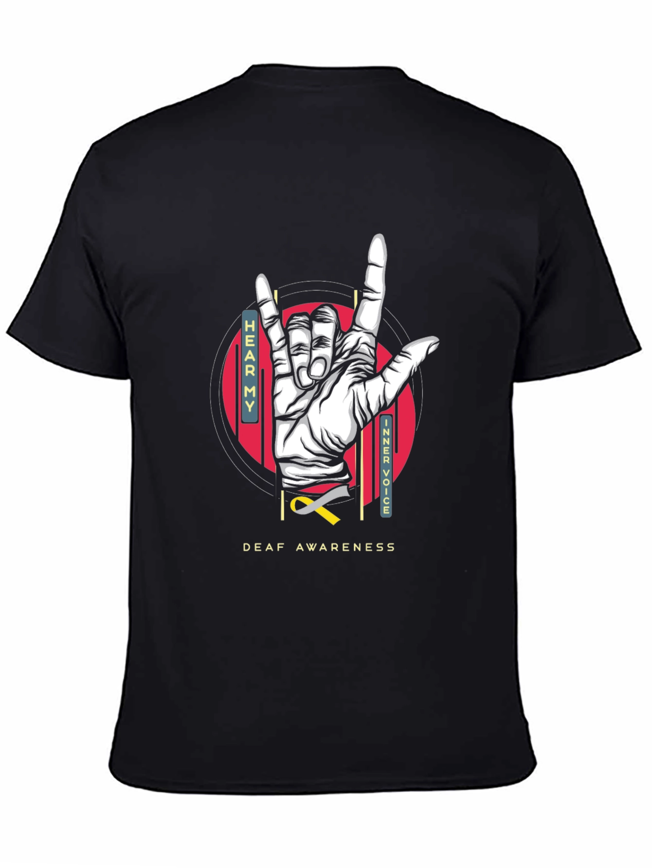 Deaf Awareness T-Shirt - Hear My Inner Voice Tee