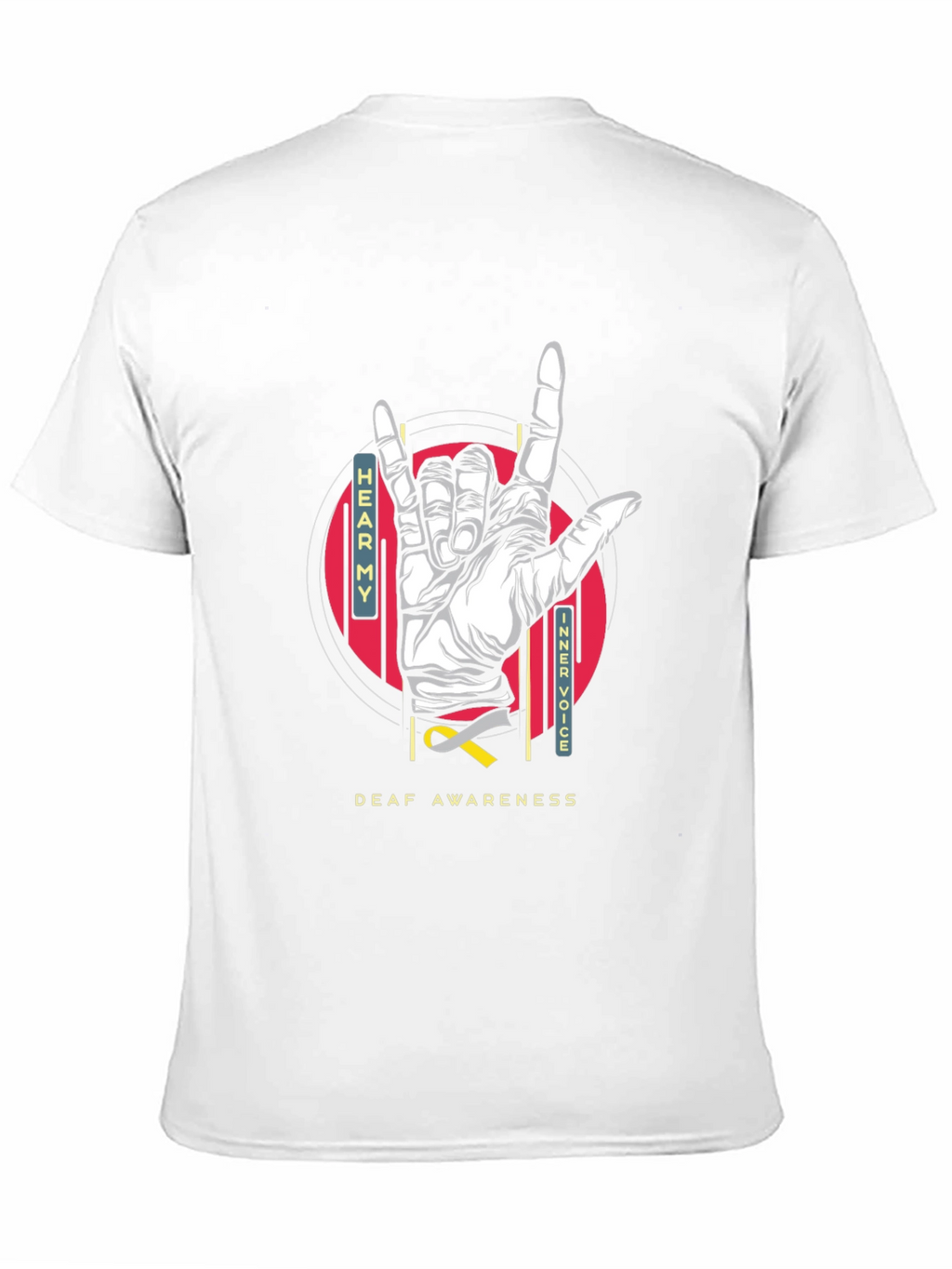 Deaf Awareness T-Shirt - Hear My Inner Voice Tee