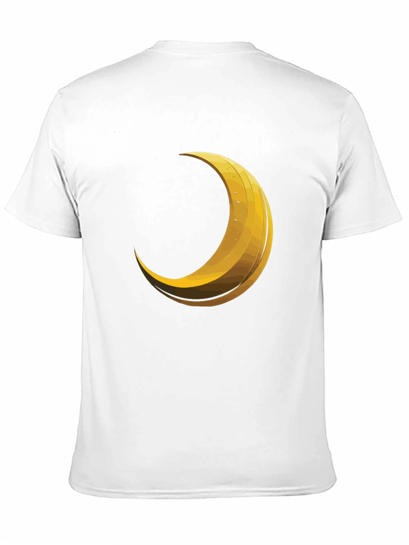 Crescent Moon Graphic Tee - Trendy Black T-Shirt