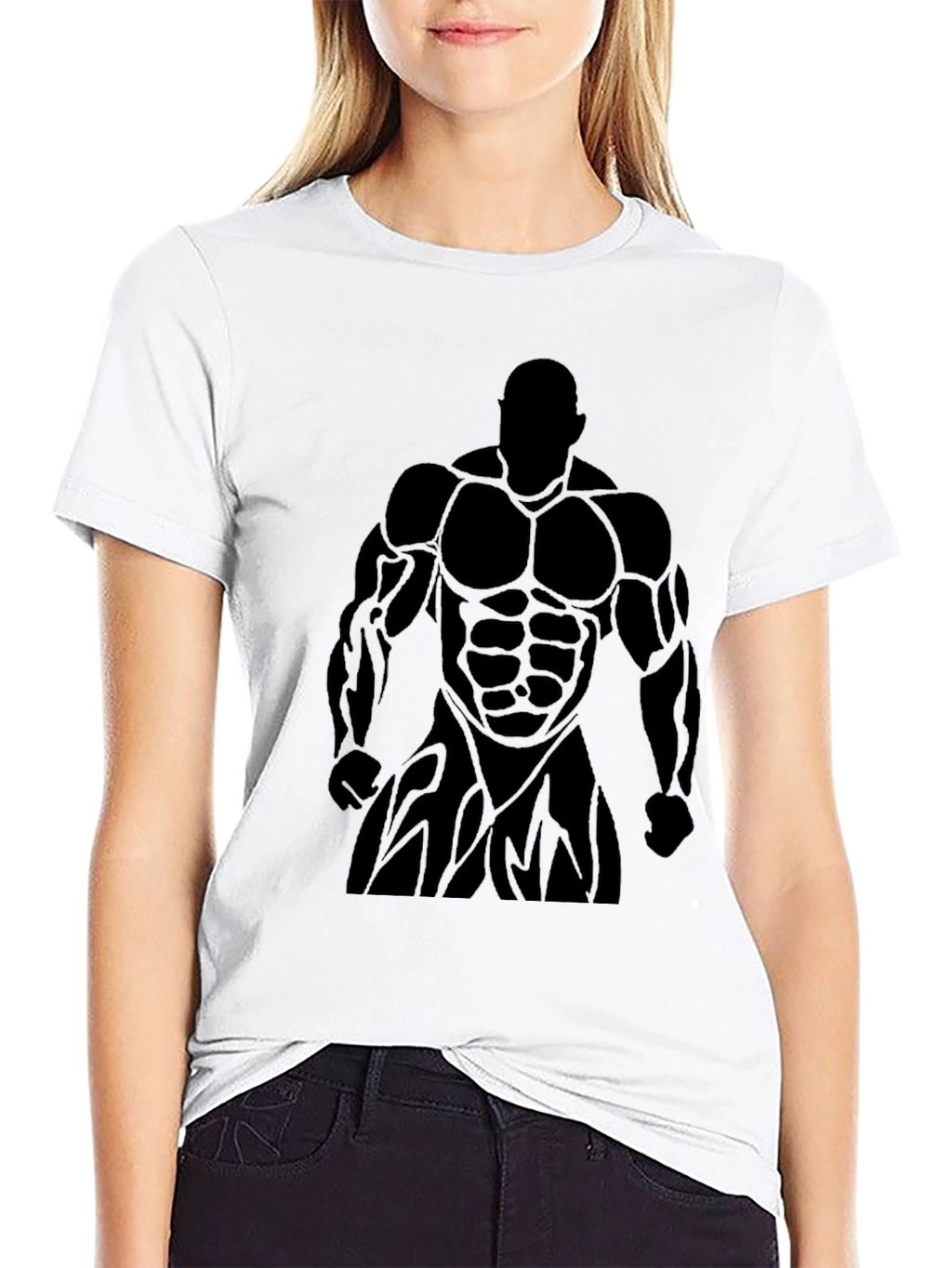 Black Bodybuilder Graphic Tee - Fitness Fan Apparel