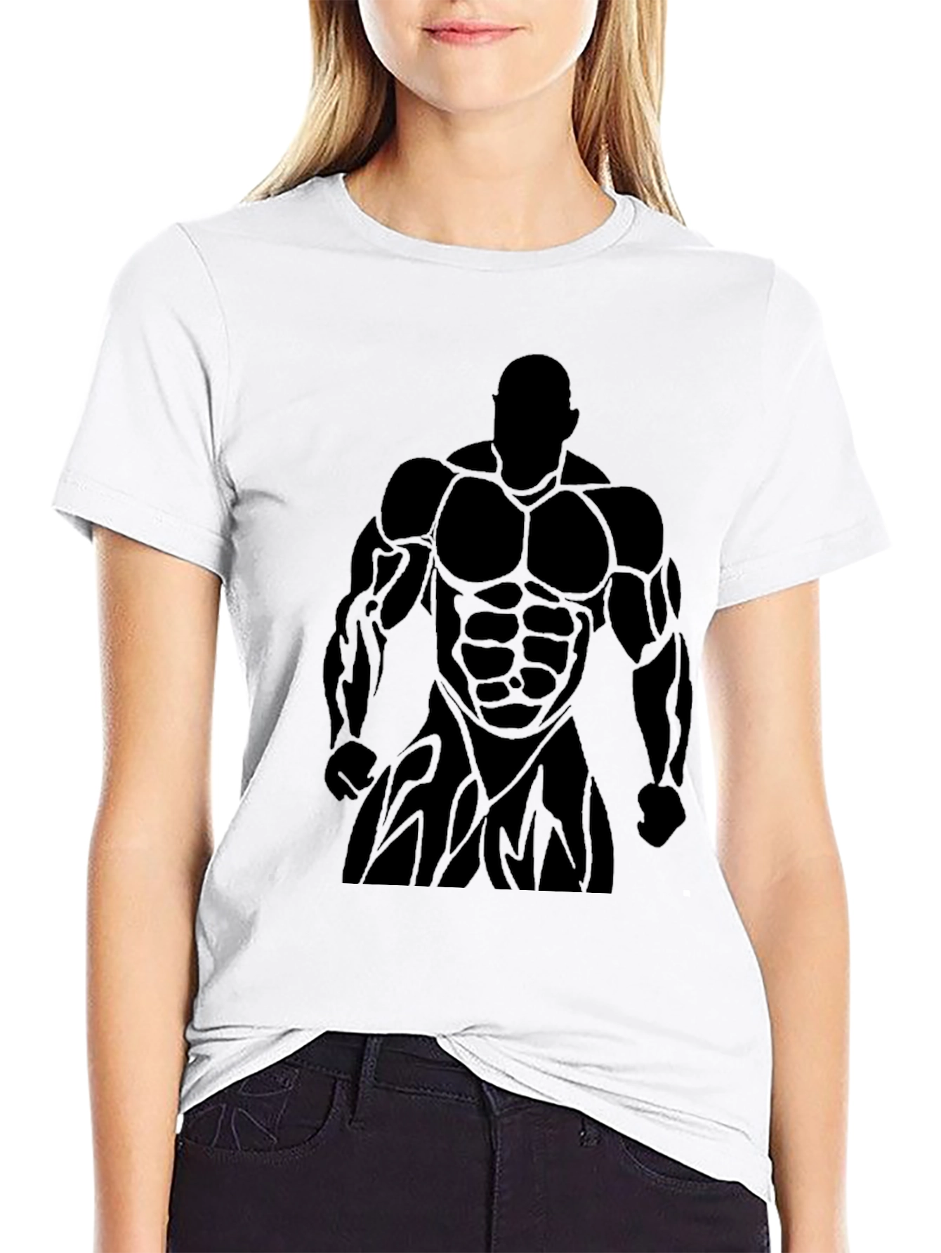 Black Bodybuilder Graphic Tee - Fitness Fan Apparel