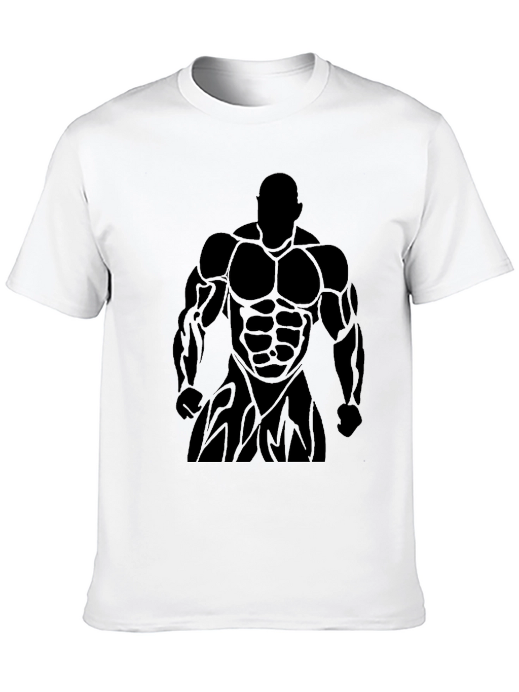 Black Bodybuilder Graphic Tee - Fitness Fan Apparel