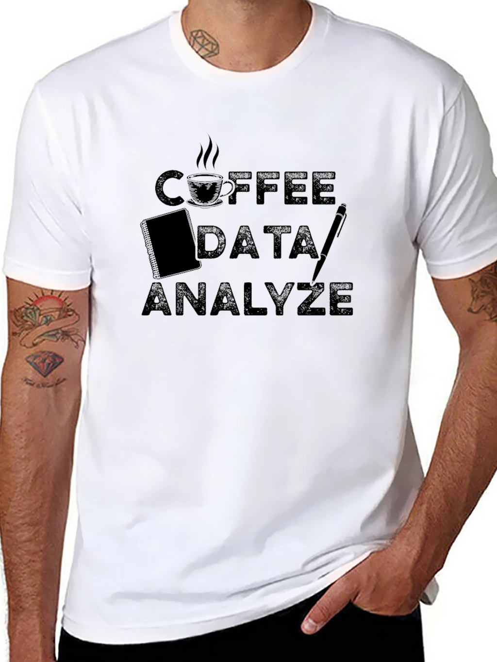 Coffee Data Analyze Graphic T-Shirt