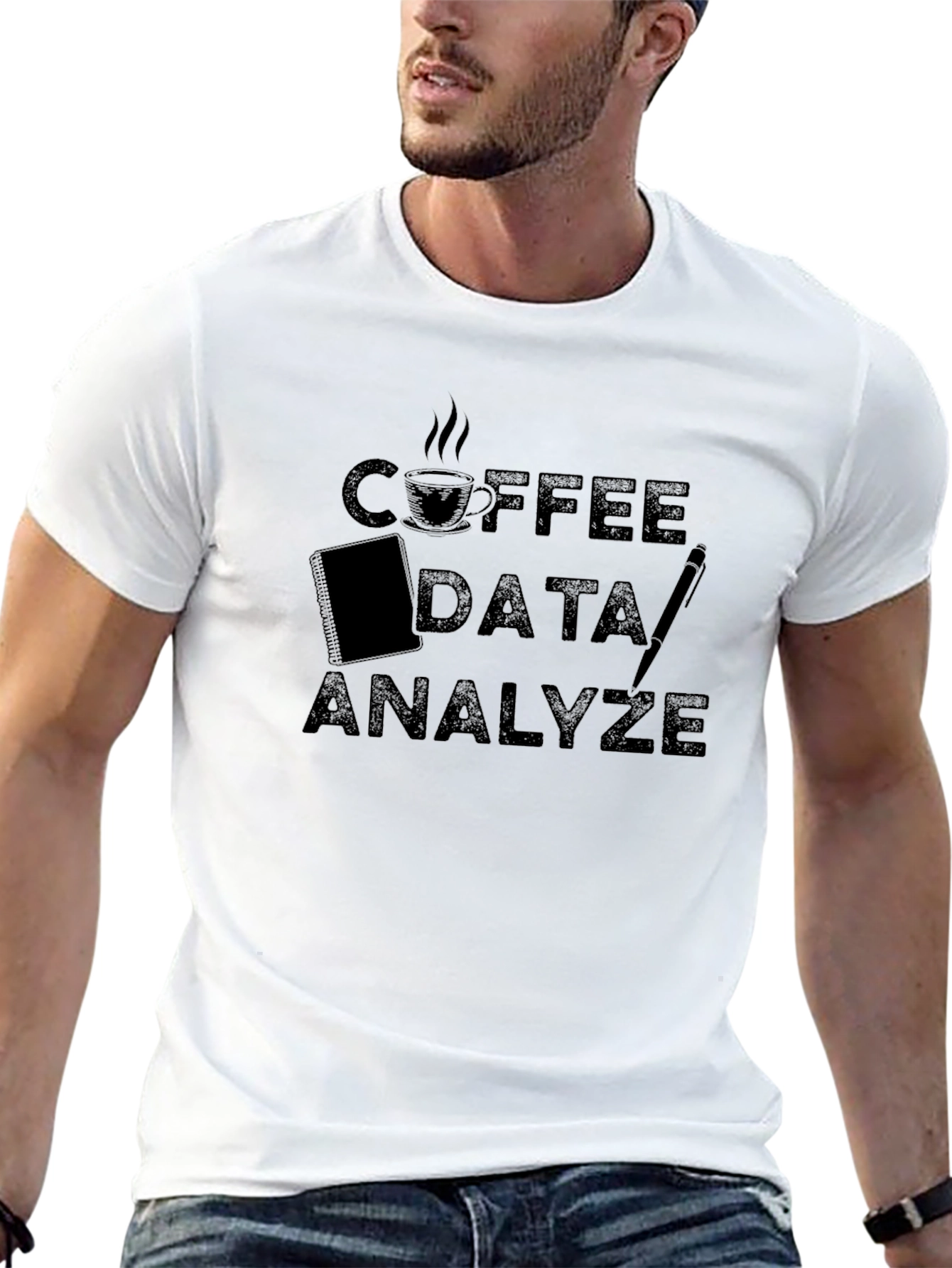 Coffee Data Analyze Graphic T-Shirt