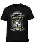 Gray Hair Drummer T-Shirt