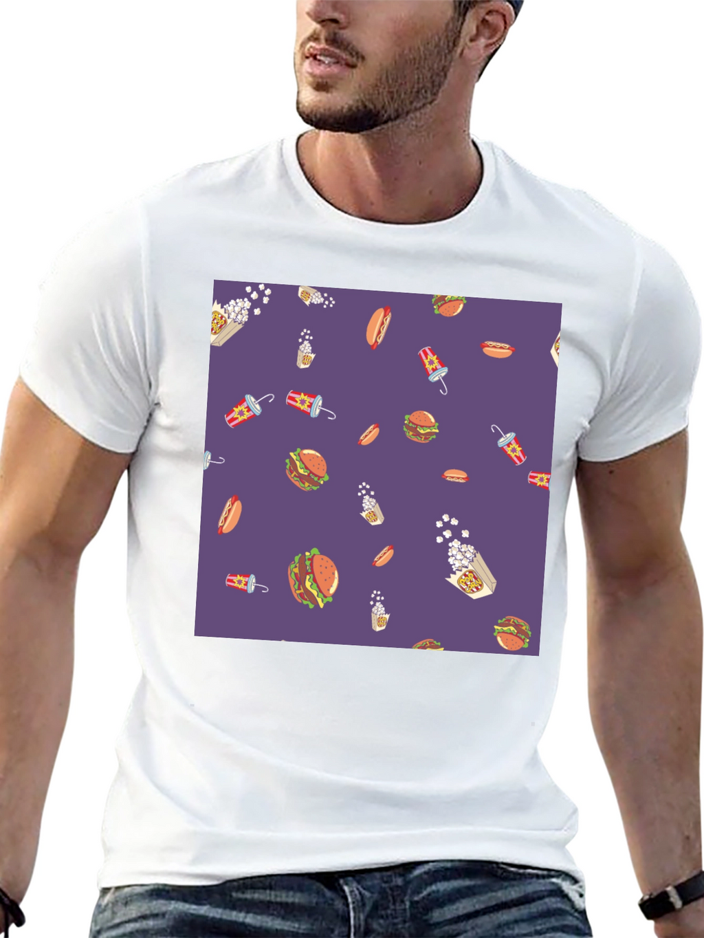 Novelty Food Pattern Tee